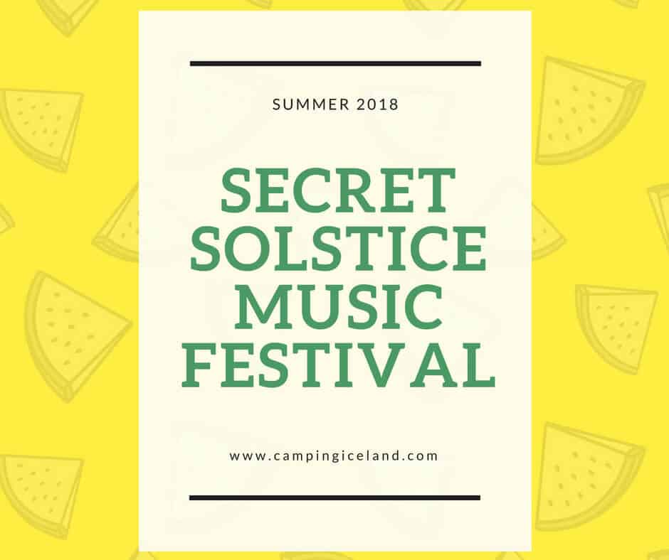 Secret Solstice Music Festival Poster