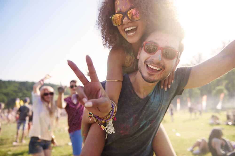 Concertgoers at outdoor music festivals like the Reykjavik Secret Solstice Music Festiva