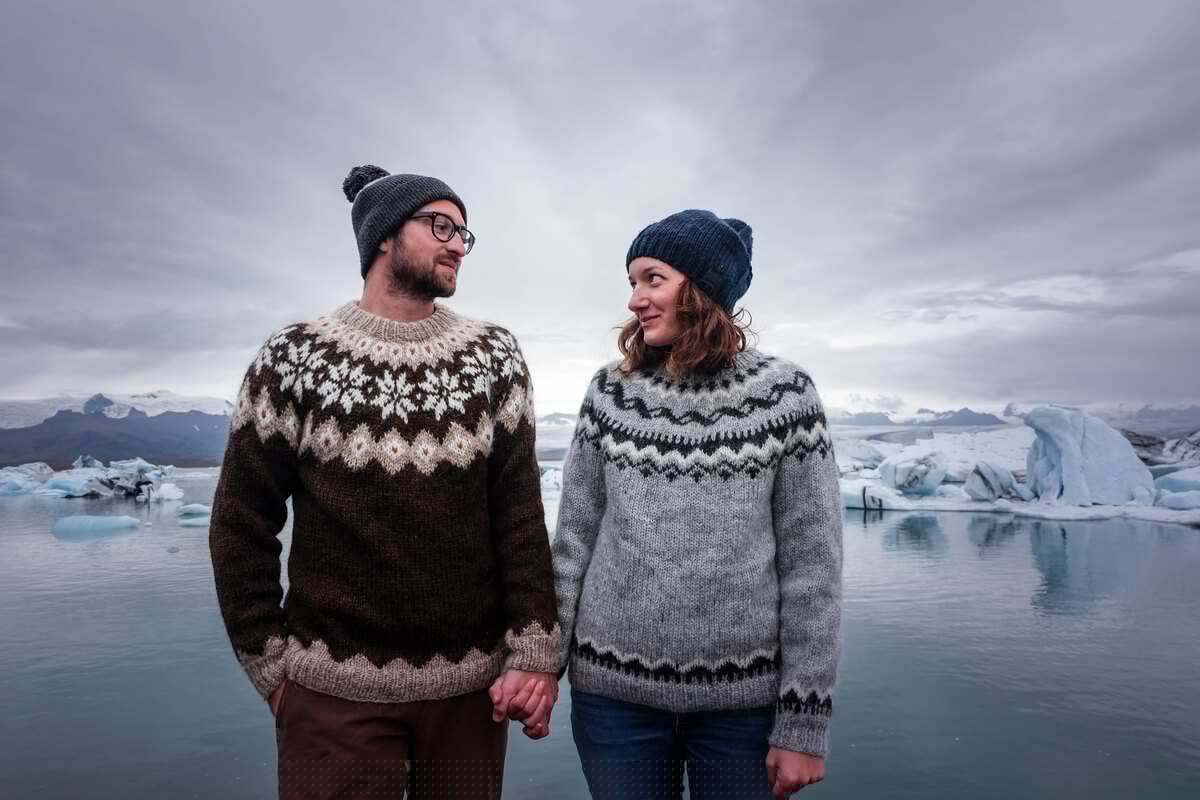 Shopping in Iceland traditional lopapeysa wool sweater