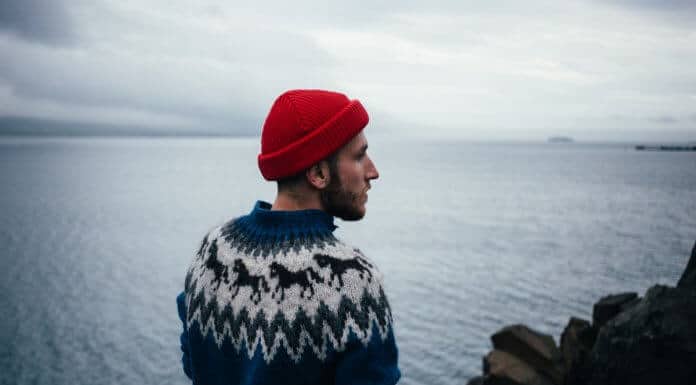 Shopping in Iceland traditional sweater