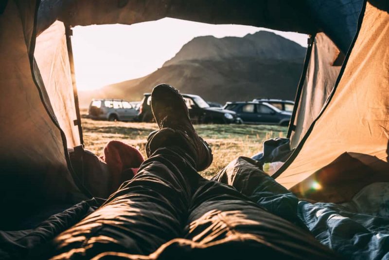 Campsite in Iceland
