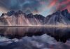 Iceland in known for amazing landscapes like the mountian ridge on the picture