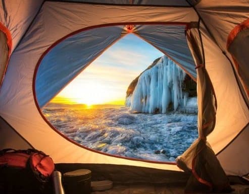Winter Camping in Iceland