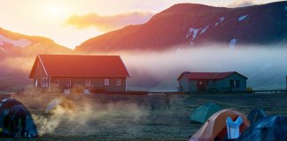Tent Camping In Iceland