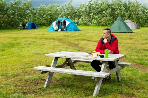 Camping In Iceland In April