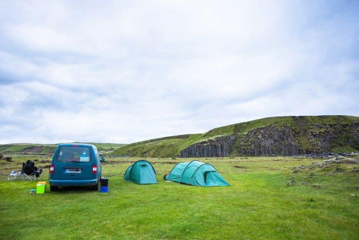 Tent Camping In Iceland