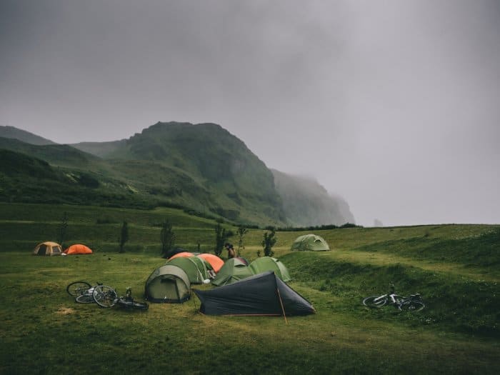 Camping in Iceland