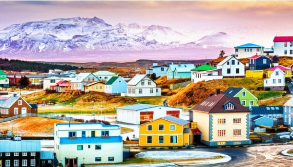 Stykkisholmur fishing village is one of the most charming on Snaefellsnes peninsula