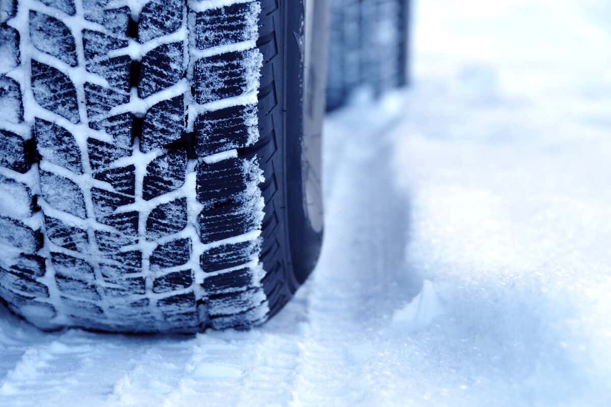Snow tires in Iceland