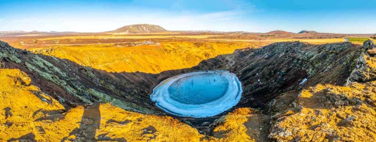 South Iceland activities: kerid crater