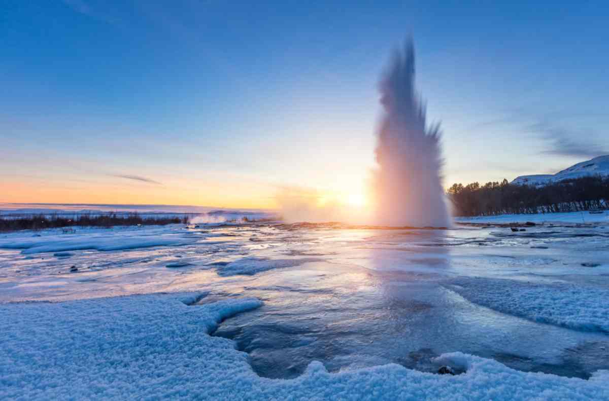 Golden circle in November