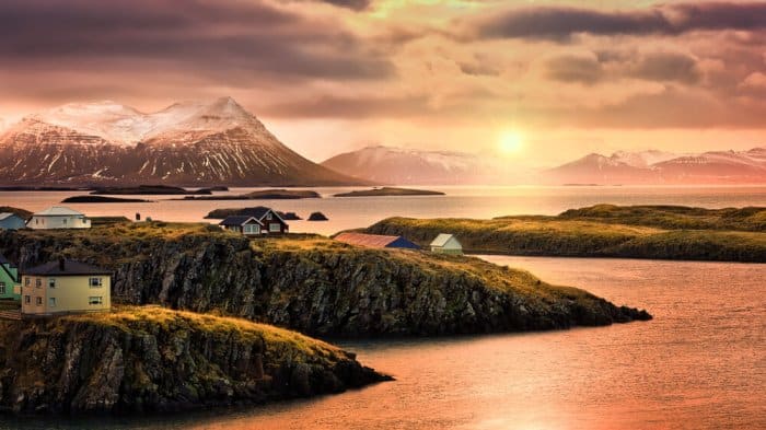Stykkisholmur in western Iceland is a beautiful place to stop