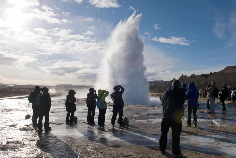 The Golden circle has suffer both the pros and cons of tourism in Iceland