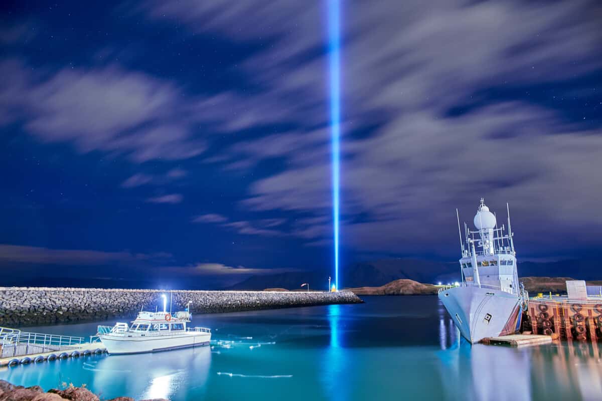 Imagine Peace Tower Videy Island