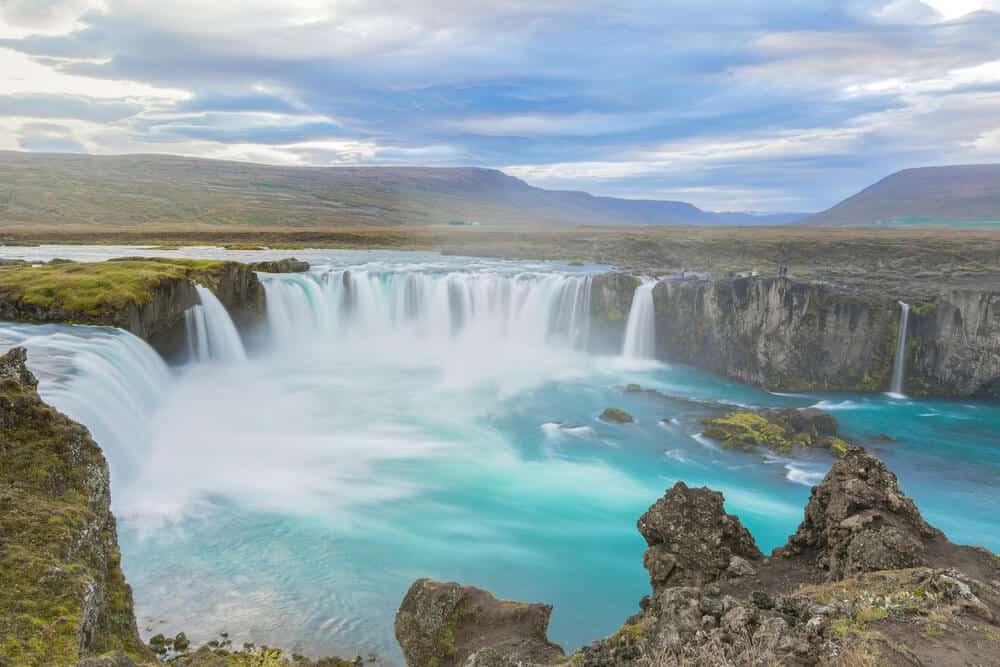 Iceland Weather in August allows most waterfalls to be unfrozen