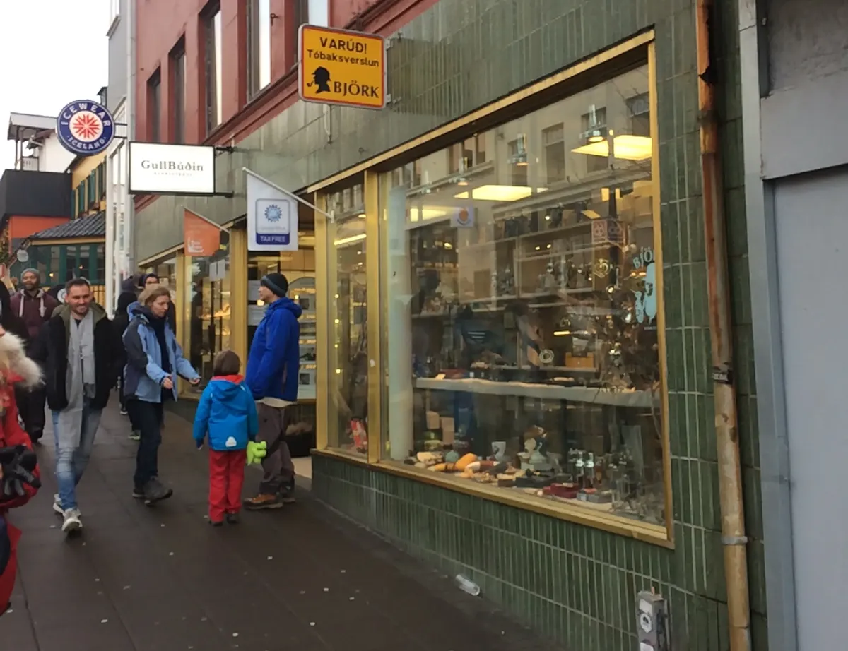 Björk: A Nostalgic Tobacco and Souvenir Shop