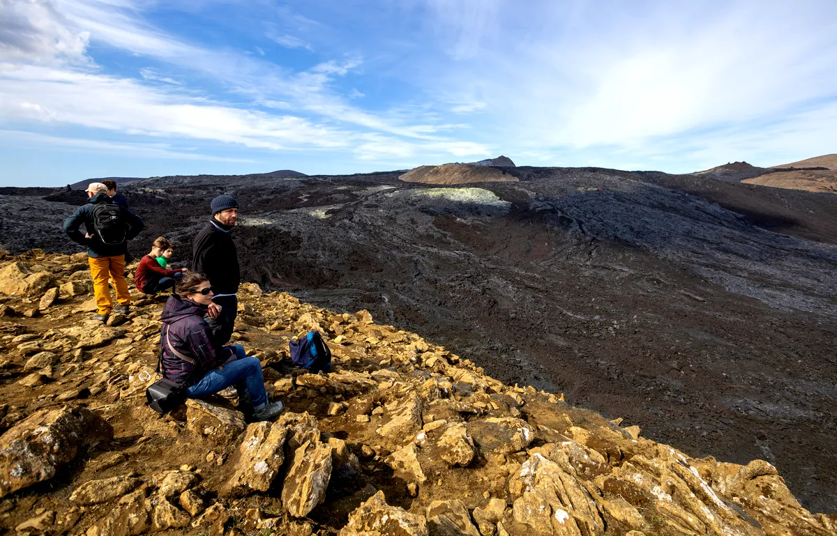 Hiking in Iceland in July