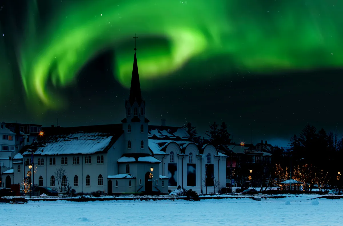 Northern Lights in Reykjavik
