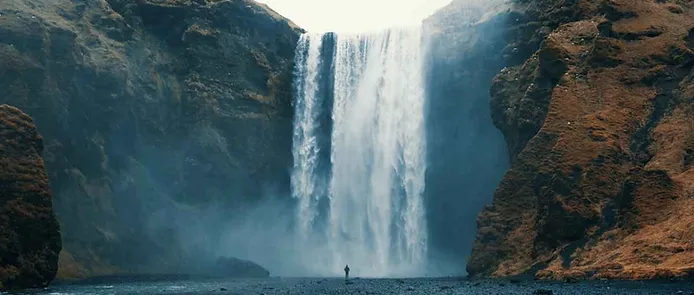 skogafoss waterfall